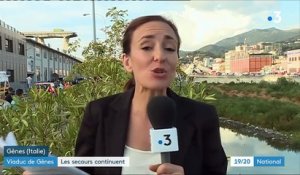 Effondrement d'un pont à Gênes : les secours s'activent