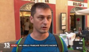 Gênes : une famille française rescapée raconte