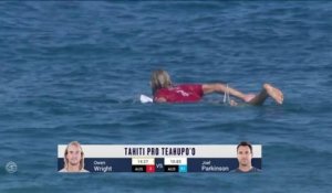 Adrénaline - Surf : Tahiti Pro Teahupo'o, Men's Championship Tour - Round 3 heat 4