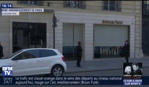 À Paris, des braqueurs dévalisent une bijouterie proche des Champs-Élysées