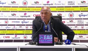 La réaction d'Antoine Kombouaré après EAG-PSG
