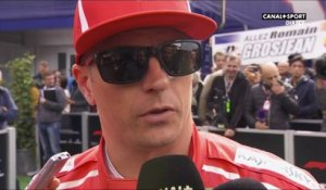 La réaction de Kimi Räikkönen après les qualifications