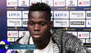 Avant HAC - Brest en Coupe de la Ligue, interview de Jamal Thiaré