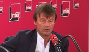 Nicolas Hulot : "Je supplie les uns et les autres d'éviter la récupération"