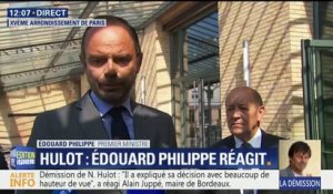 Édouard Philippe fera "des suggestions" au Président "dans les jours qui viennent" pour remplacer Hulot
