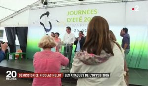 Démission de Nicolas Hulot : les attaques de l'opposition