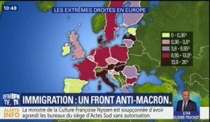 L'extrême droite européenne forme un front anti-Macron