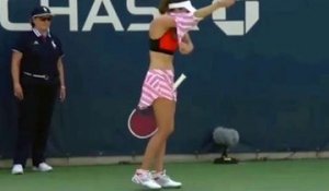 Tennis - Alizé Cornet sanctionnée pour avoir enlevé son tee-shirt à l'US Open