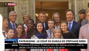 Nommé "Monsieur Patrimoine " par Emmanuel Macron, l'animateur Stéphane Bern menace de claquer la porte