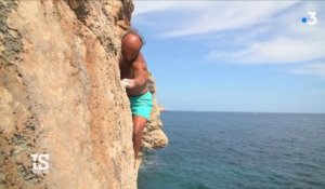 Escalade : L’exploit de Philippe Ribière sur le rocher d’Es Pontas