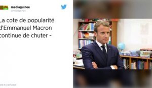 Popularité. Emmanuel Macron à son plus bas score depuis son élection.