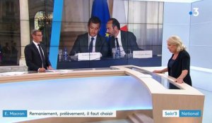 Remaniement et prélèvement : l'heure du choix pour Macron