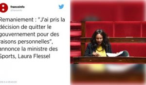 Laura Flessel, ministre des Sports, démissionne pour « raisons personnelles ».