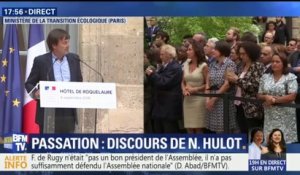 Remaniement: le discours de départ de Nicolas Hulot en intégralité