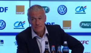 Deschamps: "Je ne connais pas ma compo pour dimanche"