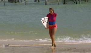 Adrénaline - Surf : Bethany Hamilton with a 5.33 Wave from Surf Ranch Pro, Women's Championship Tour - Qualifying Round