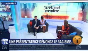 Une présentatrice dénonce le racisme