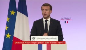 Emmanuel Macron, discours aux maires de France
