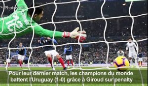 Face à l'Uruguay, les Bleus terminent l'année sur une bonne note