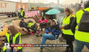 Raffinerie de La Mède : la CGT en grève face aux "gilets jaunes"