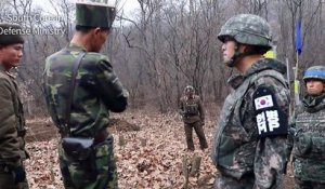 Les deux Corées connectent une route à la frontière