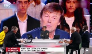 Le monde de Macron : Selon Nicolas Hulot, "la crise des gilets jaunes était évitable" - 23/11