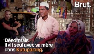 Ce Rohingya porte ses deux parents sur son dos pour les sauver des massacres en Birmanie