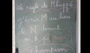 Comment «la règle Kylian Mbappé» sert à enseigner l’orthographe à des écoliers