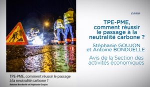 TPE-PME, comment réussir le passage à la neutralité carbone ? - cese