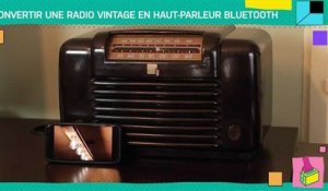 Convertir une radio vintage en haut-parleur Bluetooth