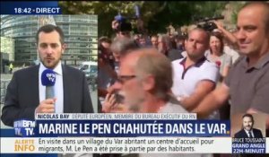 Marine Le Pen chahutée dans le Var: "Non, je crois qu'elle a été bien accueillie", maintient Nicolas Bay