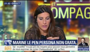 Marine Le Pen prise à partie dans le Var: "Le préfet doit être mise en cause", Jordan Bardella