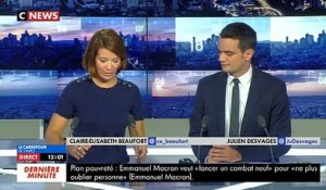 Revenu universel d'activité, cantine à 1 euro... Emmanuel Macron présente son plan de lutte contre la pauvreté