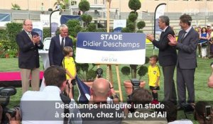 Deschamps inaugure un stade à son nom à Cap-d'Ail