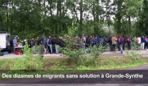 Après l'évacuation, l'errance des migrants à Grande-Synthe