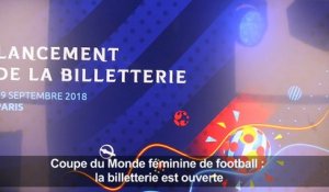 Ouverture de la billetterie du mondial de foot féminin