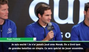 Laver Cup - Federer et Djokovic en double : ''Une expérience unique !''