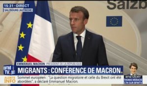 Défi migratoire: Emmanuel Macron plaide pour "un renforcement des frontières communes" de l'Union européenne