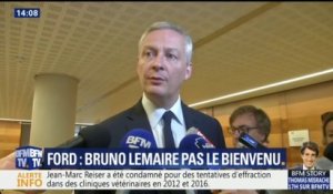 Site Ford de Blanquefort: "le repreneur Punch est crédible" estime Bruno Le Maire, Philippe Poutou réclame plus de garantis