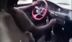 Un idiot ne met pas la ceinture de sécurité et s'en indemne après un crash !