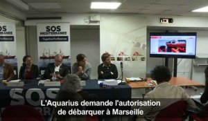 L'Aquarius demande à la France l'autorisation de débarquer