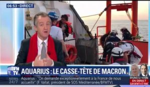 EDITO - L'Aquarius: le casse-tête de Macron