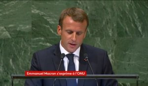Assemblée générale de l'ONU : Macron appelle à ne pas signer d'accord commercial avec ceux qui ne respectent pas l'accord de Paris