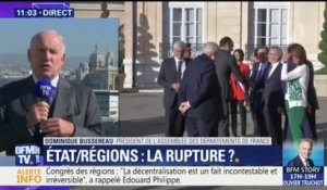 Congrès des régions: "Nous n'avons pas eu de réponses du Premier ministre", estime Dominique Bussereau