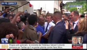 Visite en Martinique: premier bain de foule pour Emmanuel Macron