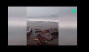 Les images du tsunami en Indonésie, qui a ravagé les côtes des Célèbes