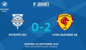 J9 : Entente SSG – Lyon Duchère AS (0-2), le résumé