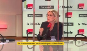 Marine Le Pen : "Dans cette affaire des assistants parlementaires, nous sommes totalement innocents"