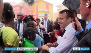 Saint-Martin : Emmanuel Macron au contact des habitants