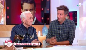 VIDÉO.  Charles Aznavour tacle Manuel Valls